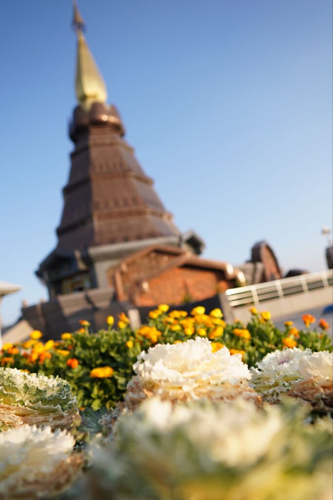 Number one recommendation of places to visit on Doi Inthanon is the Twin Pagodas